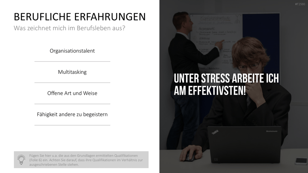 Selbstpräsentation - Geschäftsmann PowerPoint-Vorlage