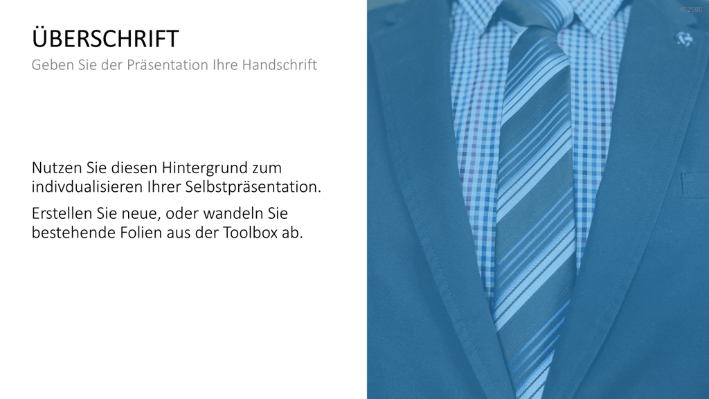 Selbstpräsentation - Geschäftsmann PowerPoint-Vorlage