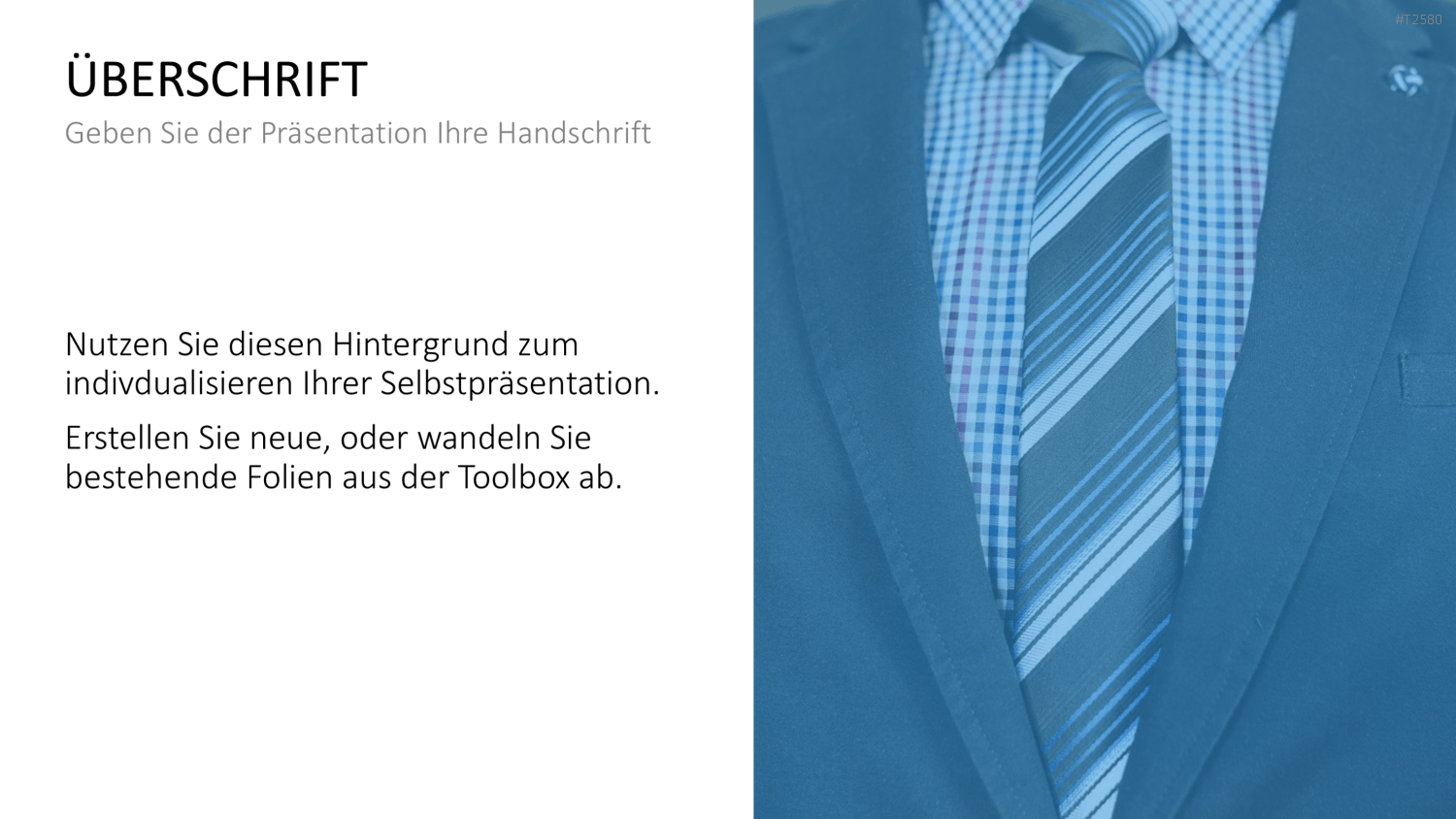 Selbstpräsentation - Geschäftsmann PowerPoint-Vorlage