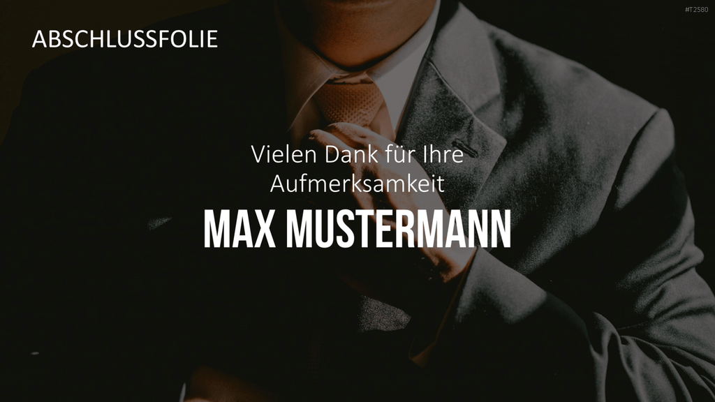 Selbstpräsentation - Geschäftsmann PowerPoint-Vorlage