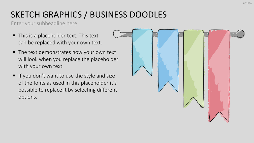Skizzen Grafiken PowerPoint-Vorlage