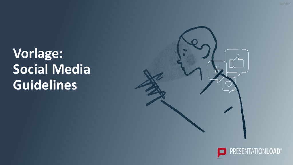Social Media Guidelines PowerPoint-Vorlage