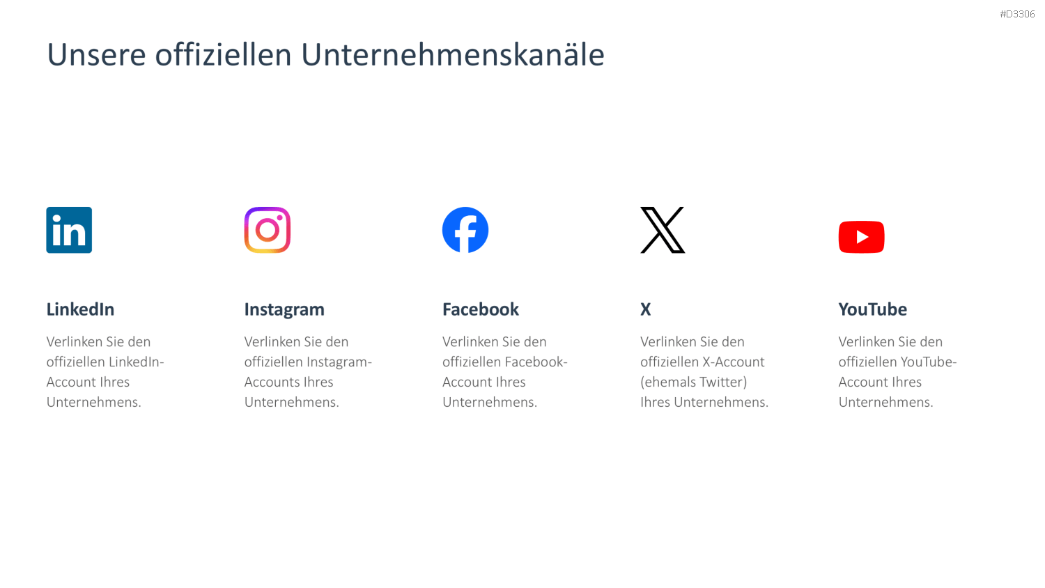 Social Media Guidelines PowerPoint-Vorlage