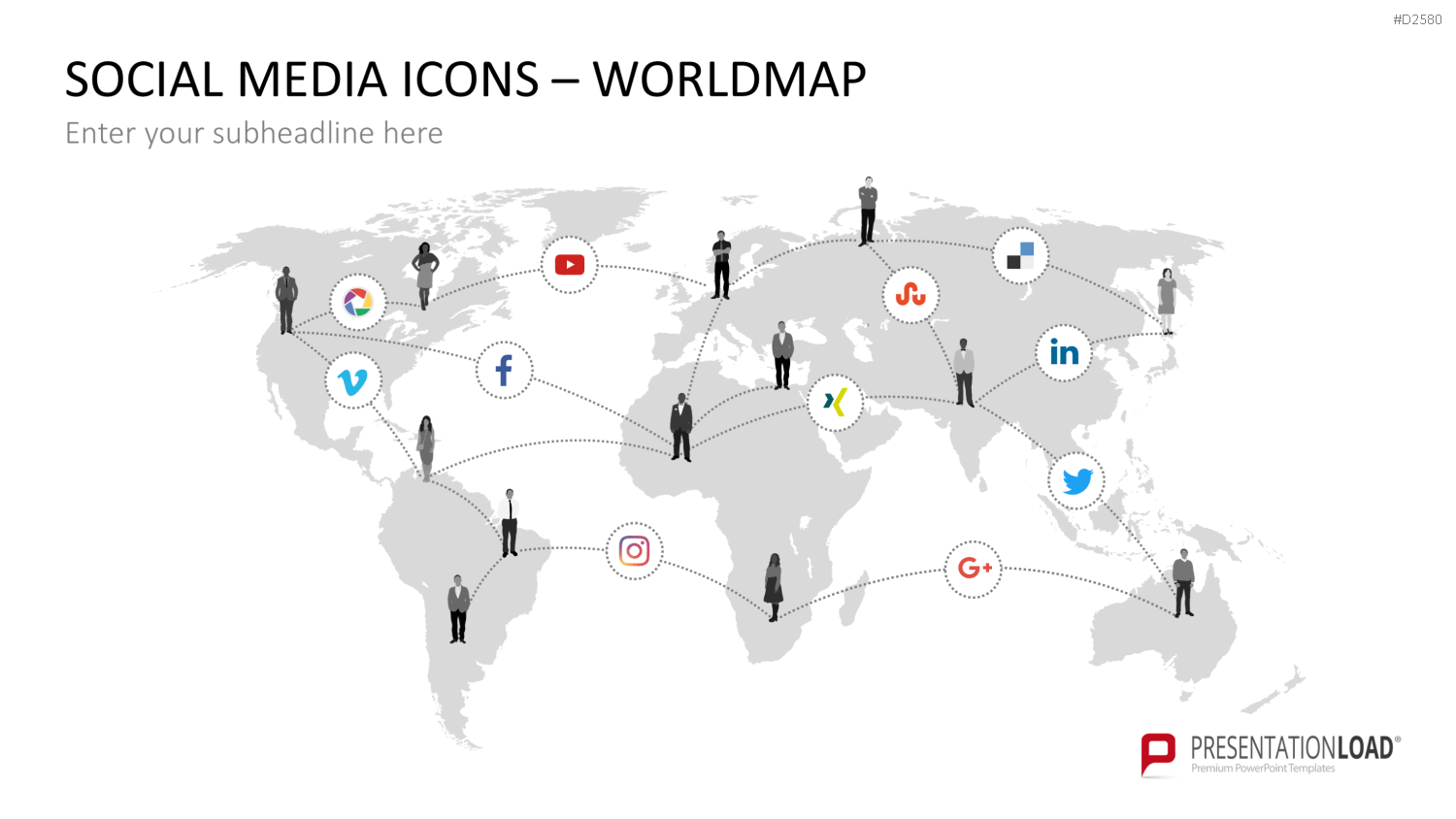 Social-Media-Vorlagen PowerPoint-Vorlage