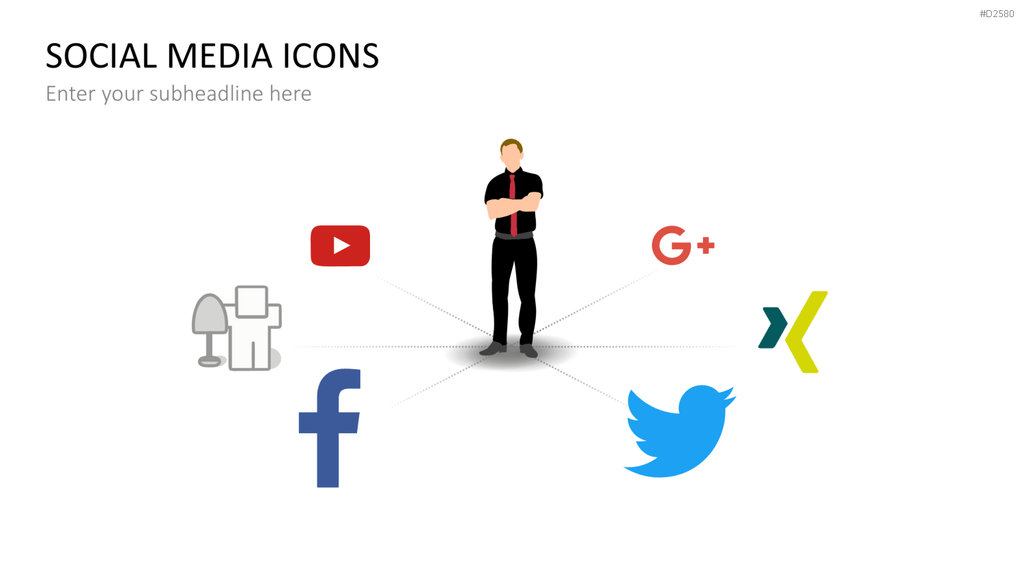 Social-Media-Vorlagen PowerPoint-Vorlage