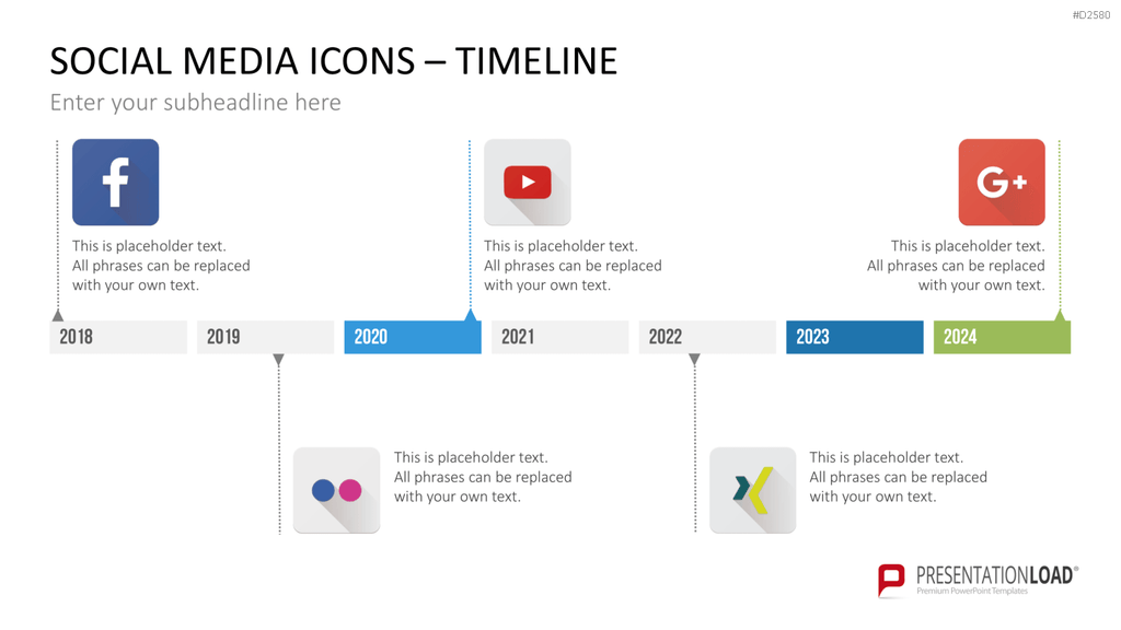 Social-Media-Vorlagen PowerPoint-Vorlage
