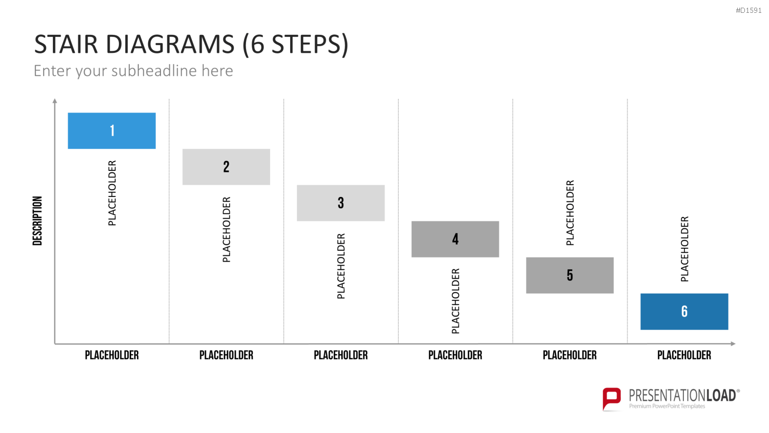 Stufen-Diagramme PowerPoint-Vorlage