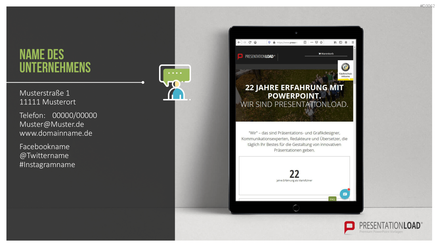 Startup Pitch Deck PowerPoint-Vorlage