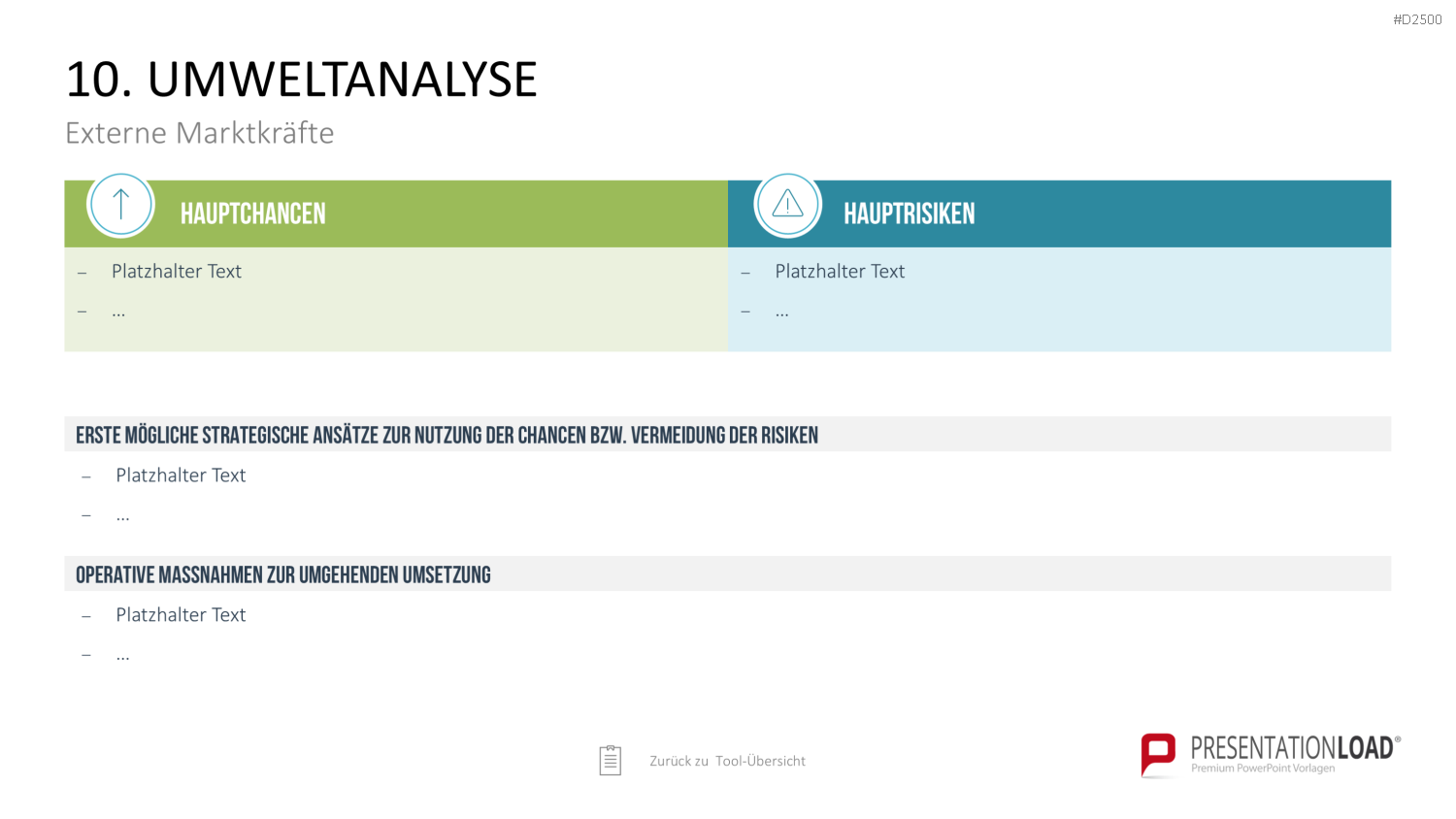 Strategie-Toolbox PowerPoint-Vorlagen