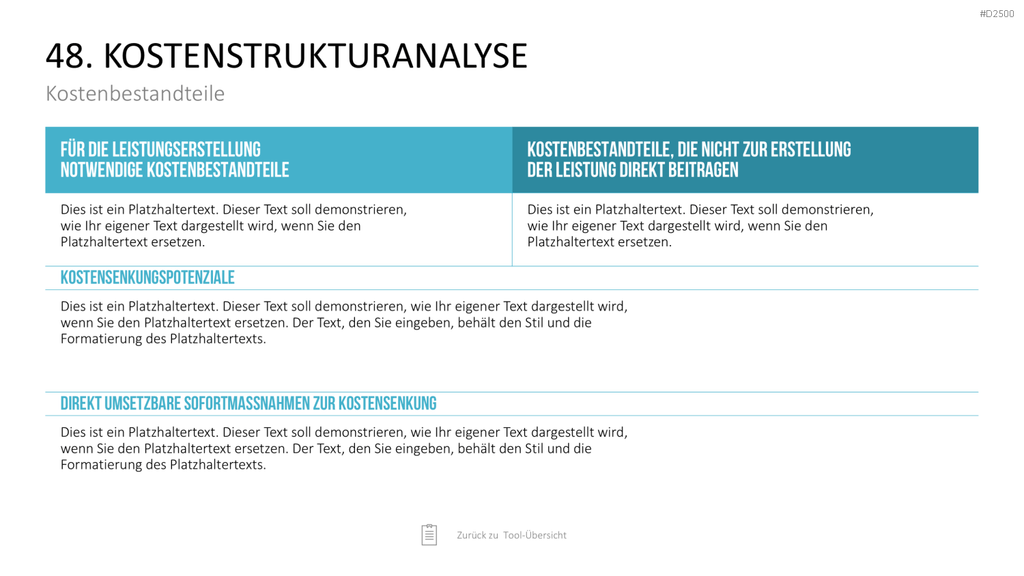 Strategie-Toolbox PowerPoint-Vorlagen