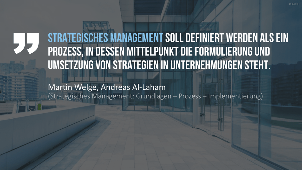 Strategisches Management PowerPoint-Vorlage