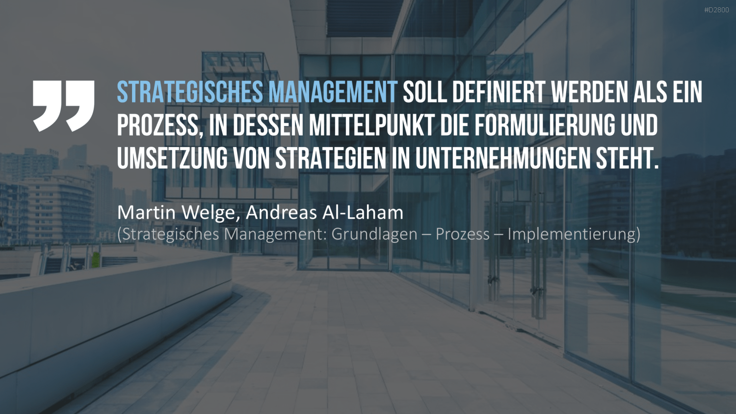 Strategisches Management PowerPoint-Vorlage