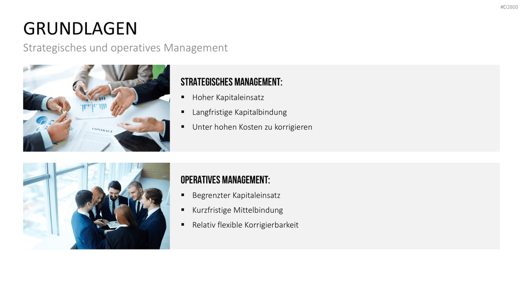 Strategisches Management PowerPoint-Vorlage