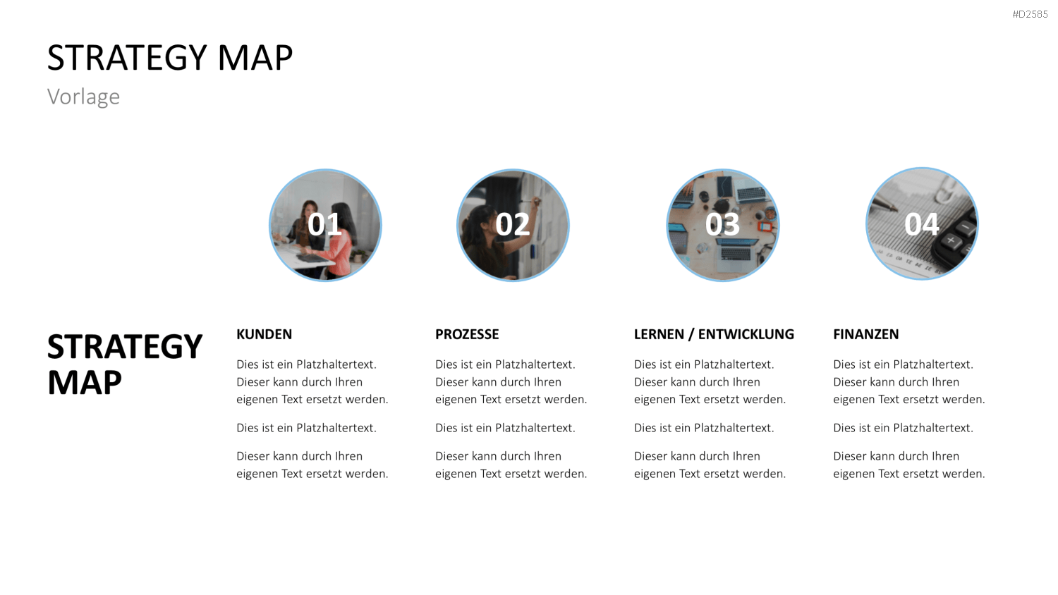 Strategy Map PowerPoint-Vorlage