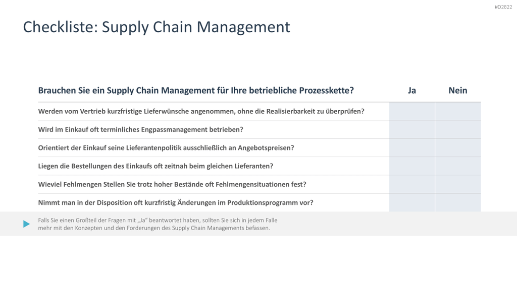 Supply Chain Management PowerPoint-Vorlage