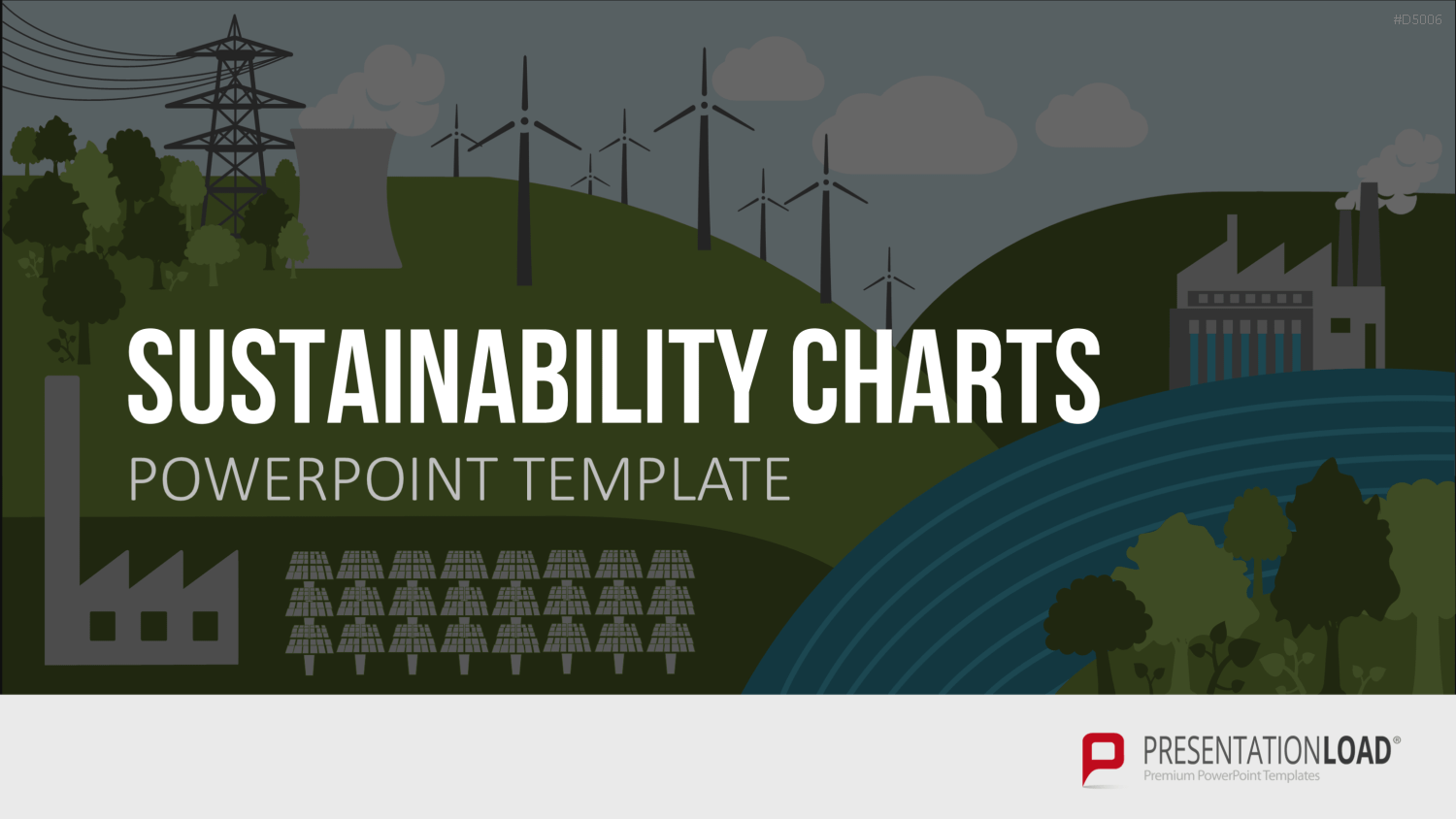 Sustainability Charts PowerPoint-Vorlage