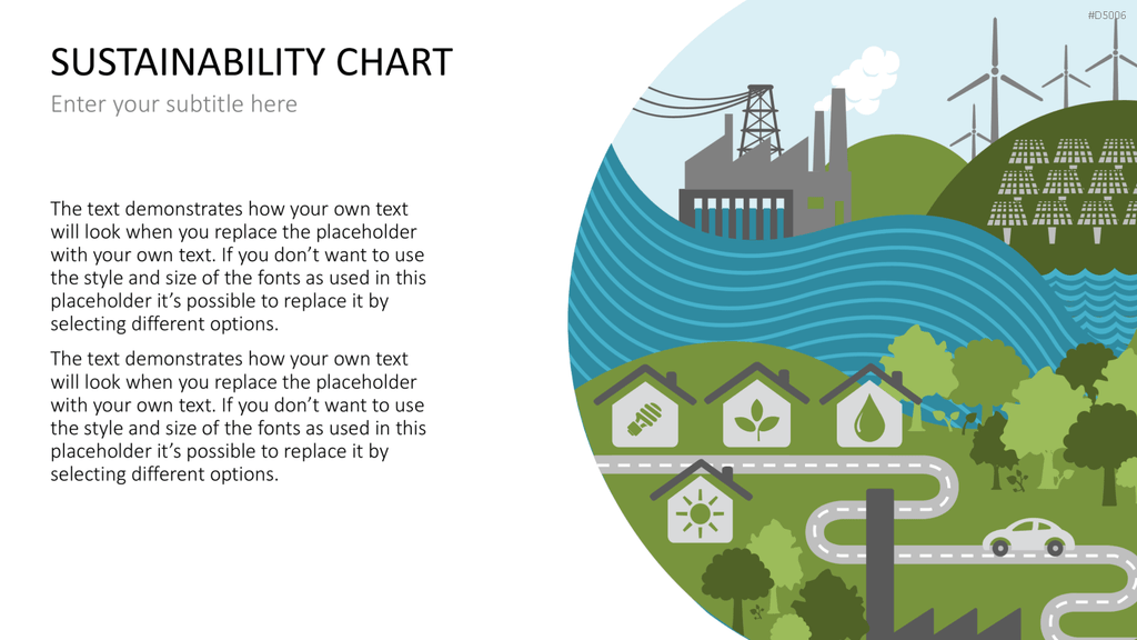 Sustainability Charts PowerPoint-Vorlage