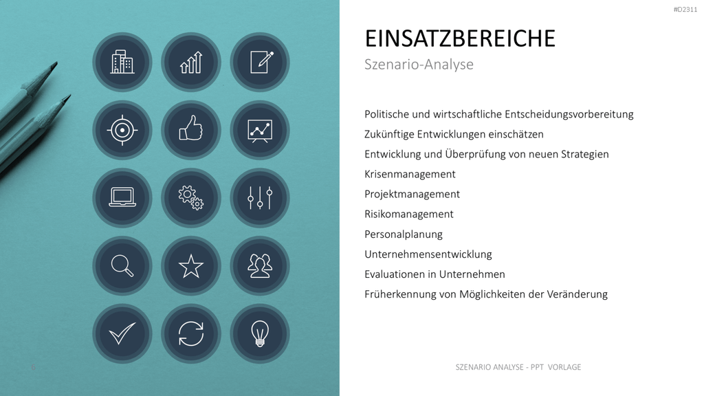 Szenario-Analyse PowerPoint-Vorlage