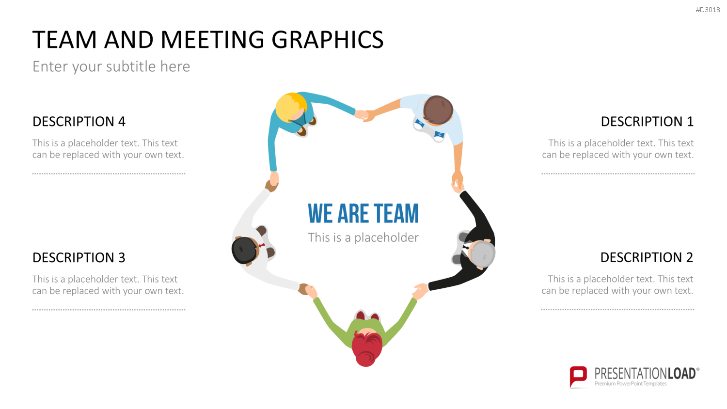 Team and Meeting Graphics PowerPoint-Vorlage