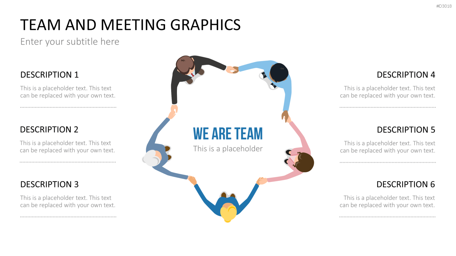 Team and Meeting Graphics PowerPoint-Vorlage