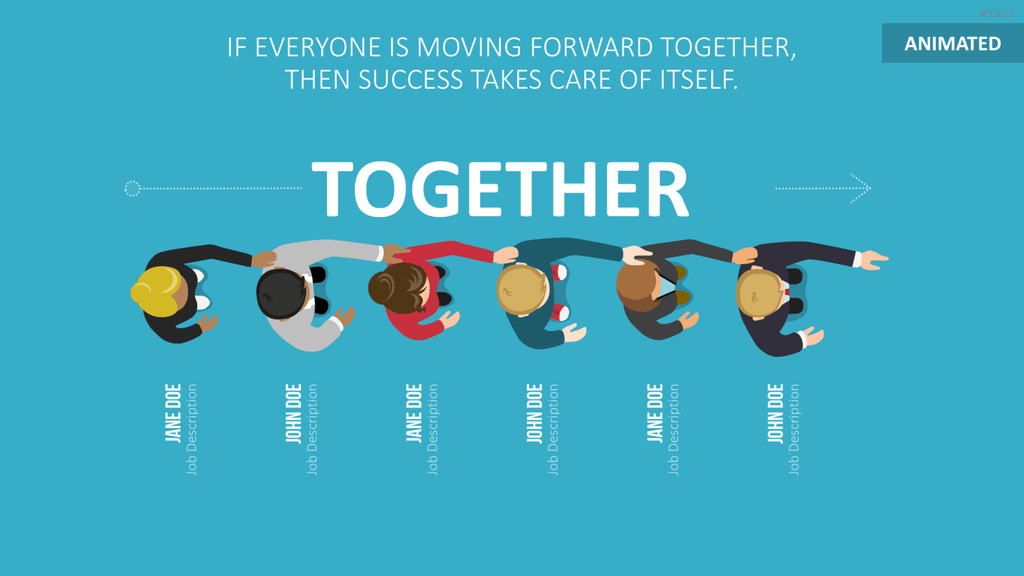 Team and Meeting Graphics PowerPoint-Vorlage
