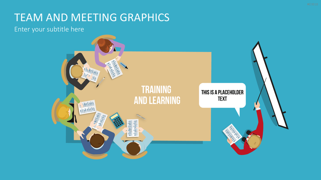 Team and Meeting Graphics PowerPoint-Vorlage