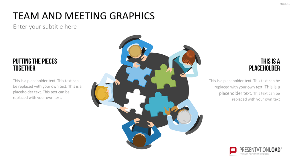 Team and Meeting Graphics PowerPoint-Vorlage