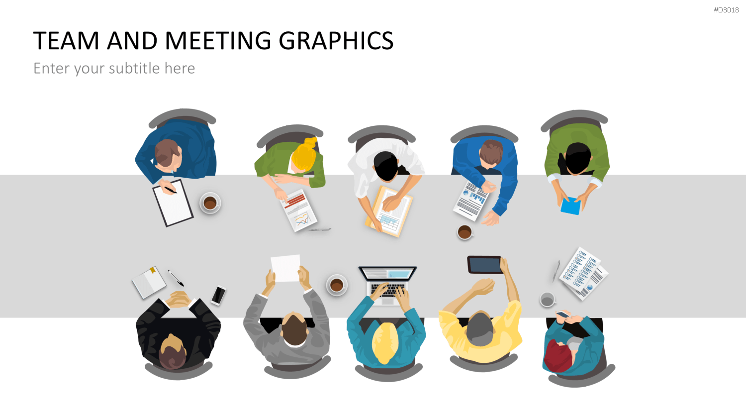 Team and Meeting Graphics PowerPoint-Vorlage