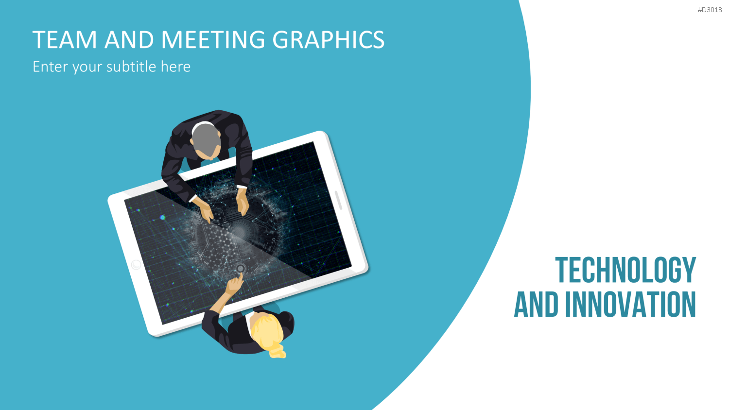 Team and Meeting Graphics PowerPoint-Vorlage