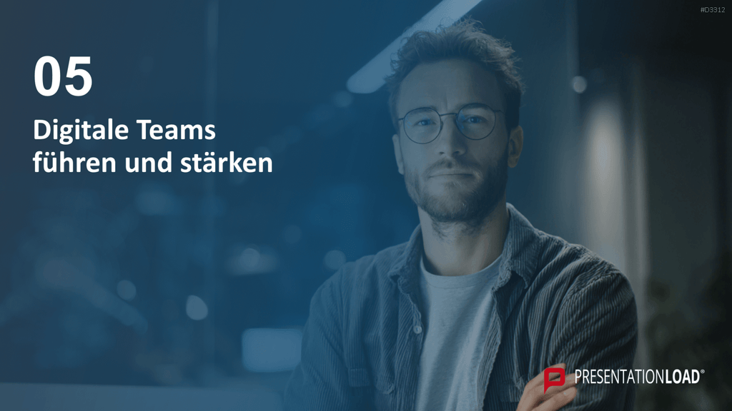 Businessmann, Präsentation, digitale Teams, Führung