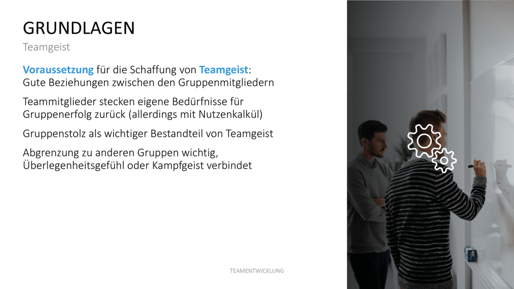 Teamentwicklung PowerPoint-Vorlage