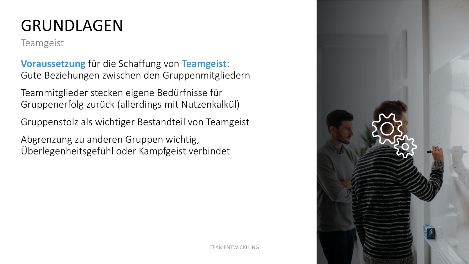 Teamentwicklung PowerPoint-Vorlage