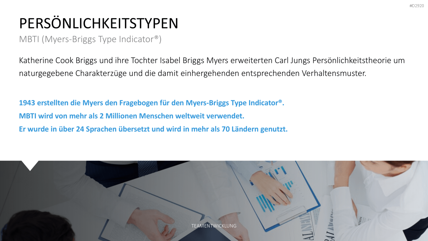 Teamentwicklung PowerPoint-Vorlage