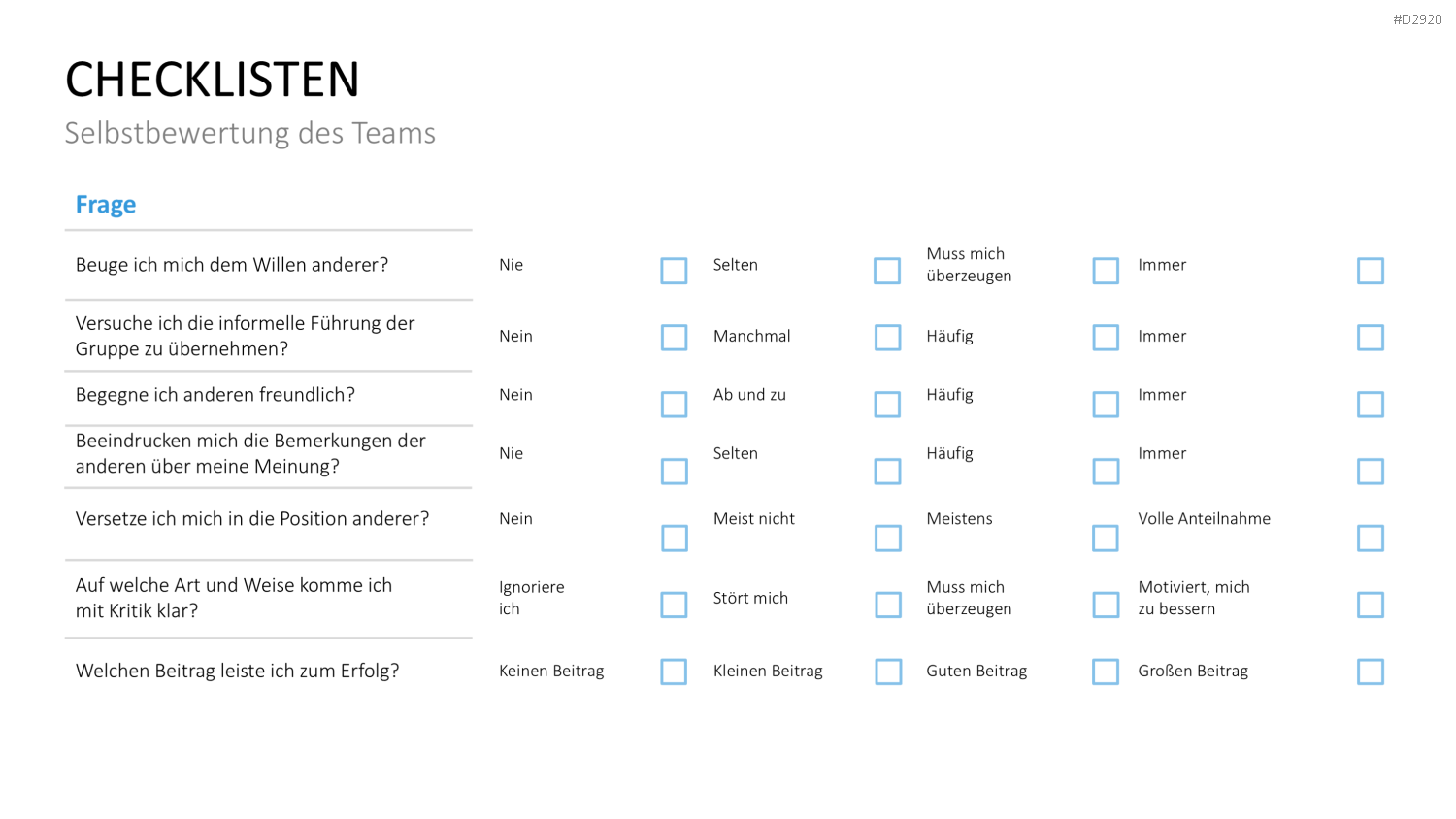 Teamentwicklung PowerPoint-Vorlage