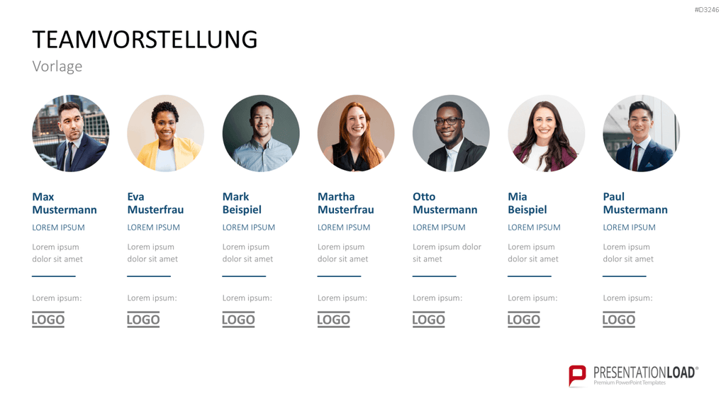 Teamstrukturen PowerPoint-Vorlage