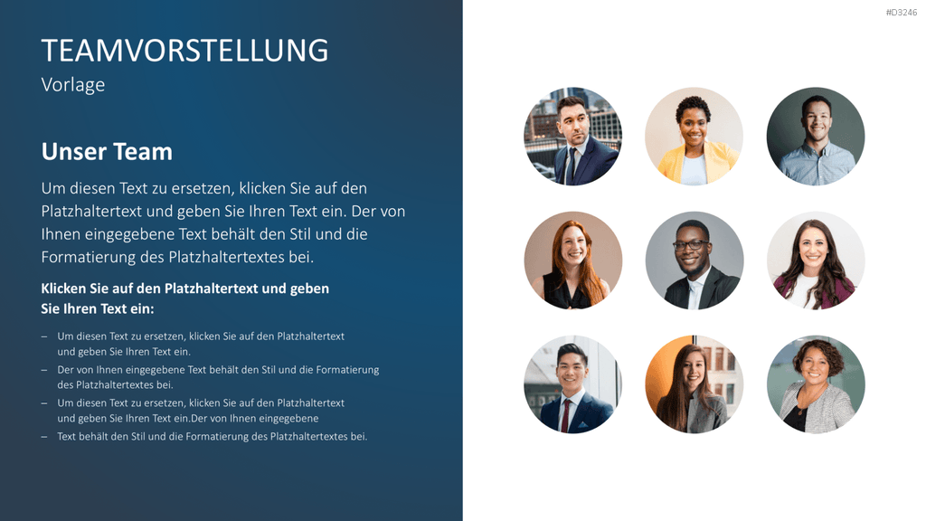 Teamstrukturen PowerPoint-Vorlage