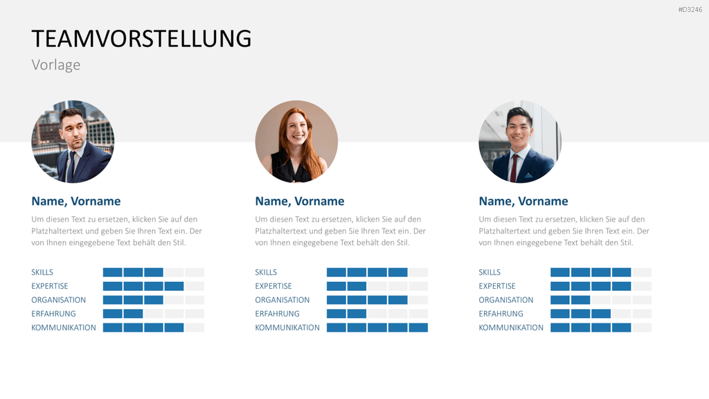 Teamstrukturen PowerPoint-Vorlage