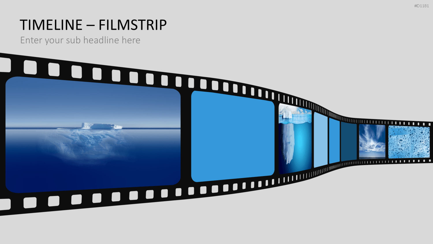 Timelines - Filmstreifen PowerPoint-Vorlage