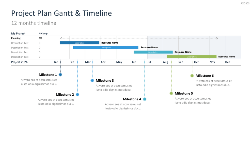 Zeitstrahl-Vorlagen-Paket (Timeline-Bundle) PowerPoint-Vorlage