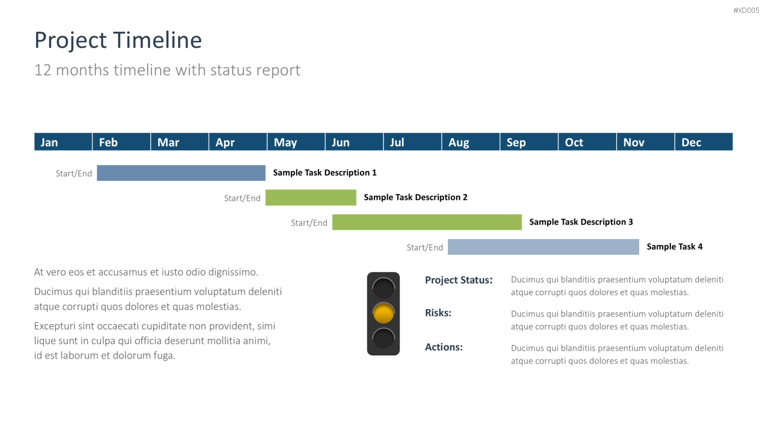 Zeitstrahl-Vorlagen-Paket (Timeline-Bundle) PowerPoint-Vorlage