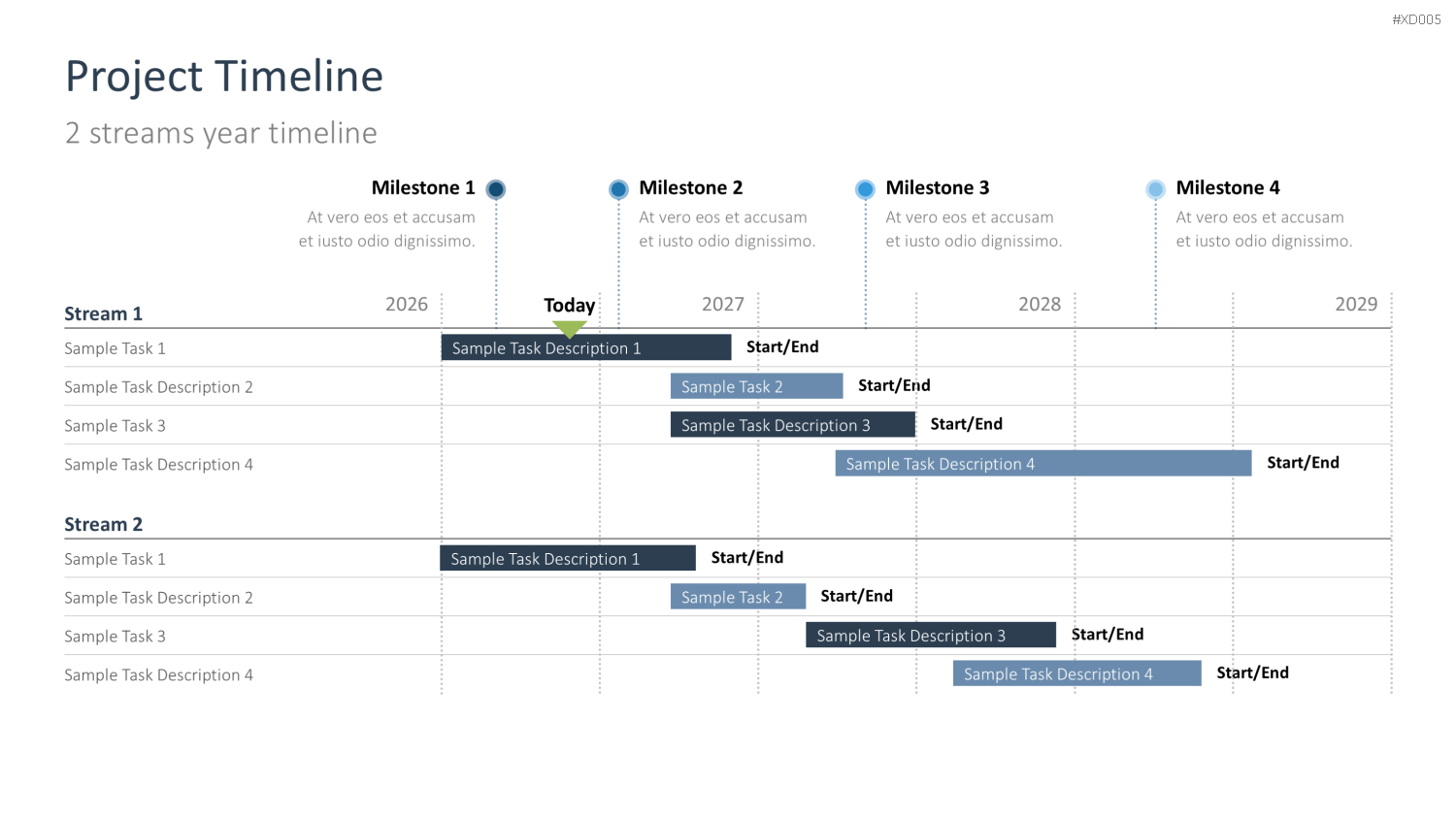 Zeitstrahl-Vorlagen-Paket (Timeline-Bundle) PowerPoint-Vorlage