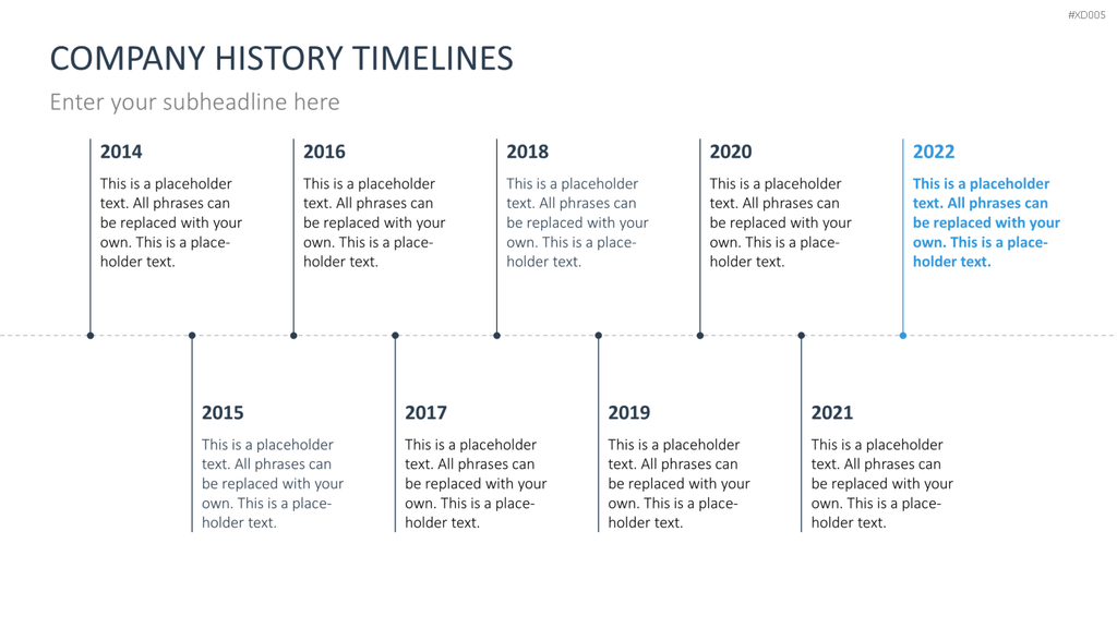 Zeitstrahl-Vorlagen-Paket (Timeline-Bundle) PowerPoint-Vorlage