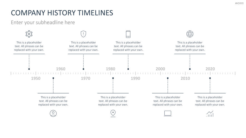 Zeitstrahl-Vorlagen-Paket (Timeline-Bundle) PowerPoint-Vorlage