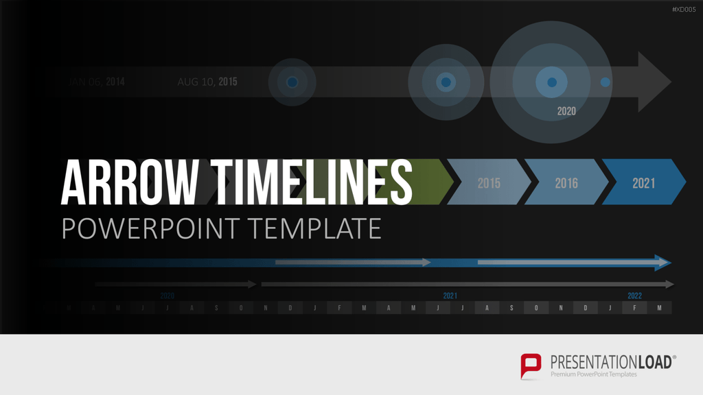 Zeitstrahl-Vorlagen-Paket (Timeline-Bundle) PowerPoint-Vorlage