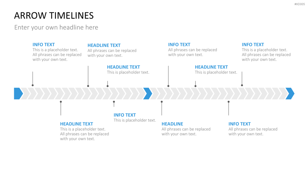 Zeitstrahl-Vorlagen-Paket (Timeline-Bundle) PowerPoint-Vorlage
