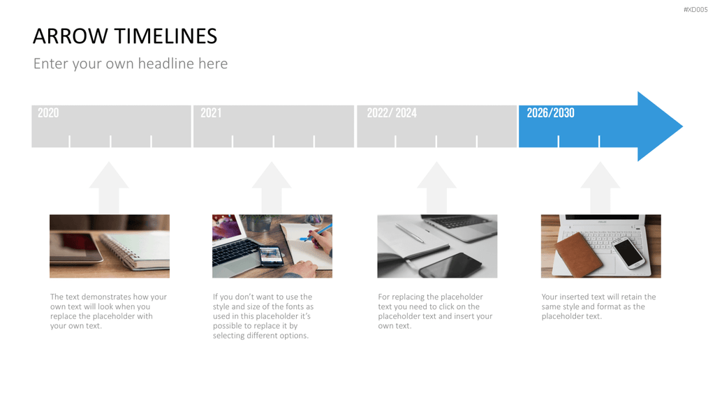 Zeitstrahl-Vorlagen-Paket (Timeline-Bundle) PowerPoint-Vorlage