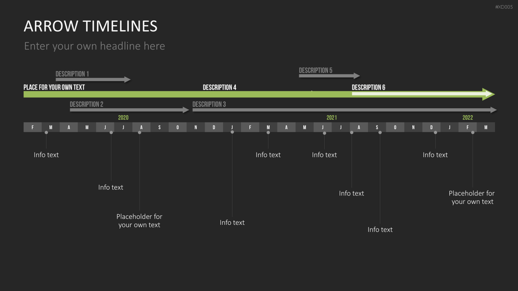 Zeitstrahl-Vorlagen-Paket (Timeline-Bundle) PowerPoint-Vorlage