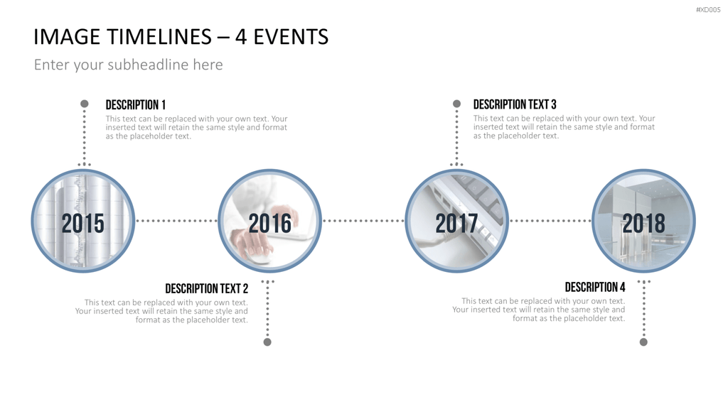 Zeitstrahl-Vorlagen-Paket (Timeline-Bundle) PowerPoint-Vorlage