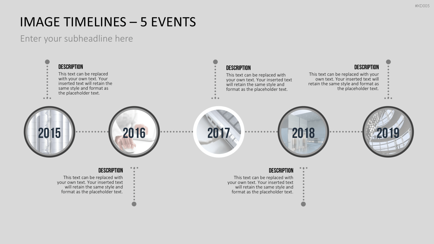 Zeitstrahl-Vorlagen-Paket (Timeline-Bundle) PowerPoint-Vorlage