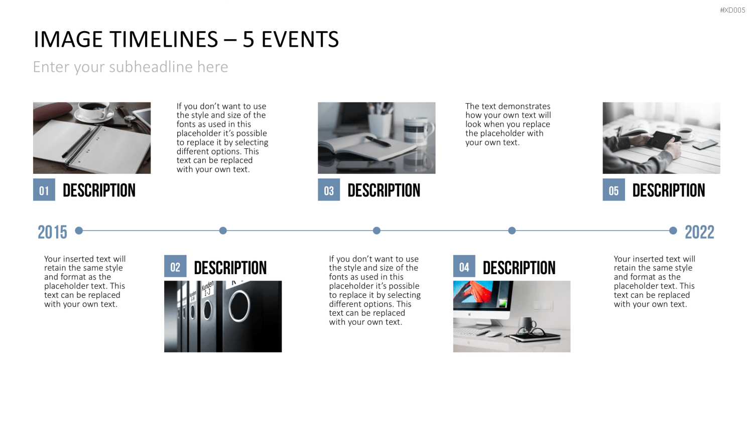 Zeitstrahl-Vorlagen-Paket (Timeline-Bundle) PowerPoint-Vorlage